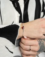 Subtle Heart Bracelet - Handcrafted 925 Sterling Silver Jewelry | Elegant & Timeless Design - Image 2