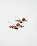 Statement Butterfly Earrings Elegant Oversized Silhouette | Baltic Amber & 925 Sterling Silver - Image 3