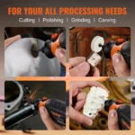 VEVOR Rotary Tool Accessory Kit, 357PCS Accessories Kit for Grinding, Carving, Sanding, Cutting & Drilling - Image 5