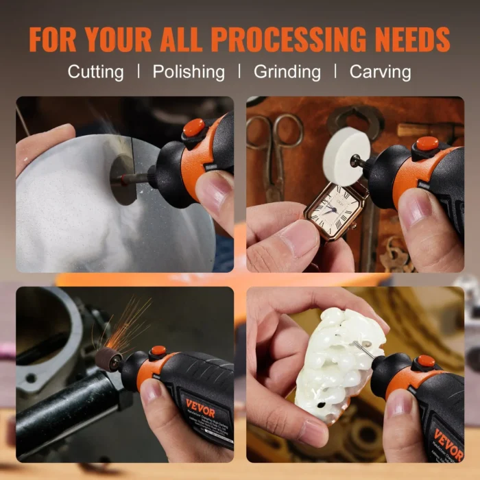 VEVOR Rotary Tool Accessory Kit, 357PCS Accessories Kit for Grinding, Carving, Sanding, Cutting & Drilling - Image 5