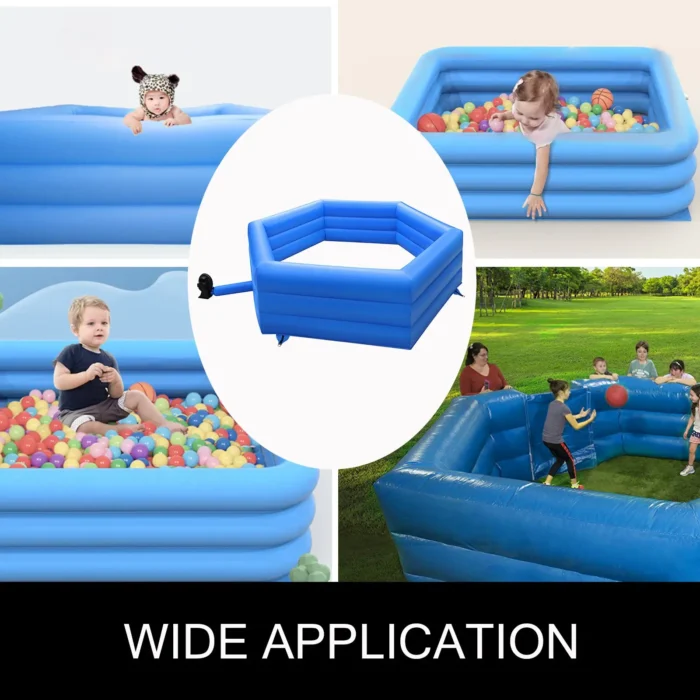 VEVOR 15 ft Inflatable Gaga Ball Pit with Electric Air Pump | Quick Inflation in Under 3 Minutes | Perfect for Outdoor and Indoor Activities - Image 6