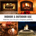 VEVOR 27-Inch Heavy Duty Fireplace Log Grate - Powder-Coated Steel for Stronger, Longer-Lasting Fires - Image 5