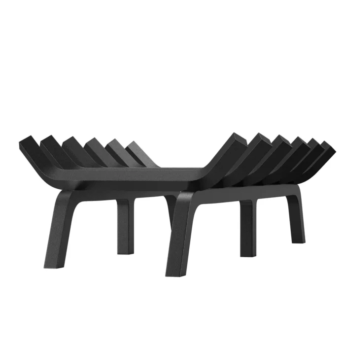 VEVOR 27-Inch Heavy Duty Fireplace Log Grate - Powder-Coated Steel for Stronger, Longer-Lasting Fires - Image 8