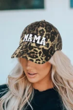 Leopard MAMA Baseball Cap - Stylish & Comfortable | Perfect for Casual Outfits
