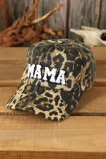 Leopard MAMA Baseball Cap - Stylish & Comfortable | Perfect for Casual Outfits - Image 3