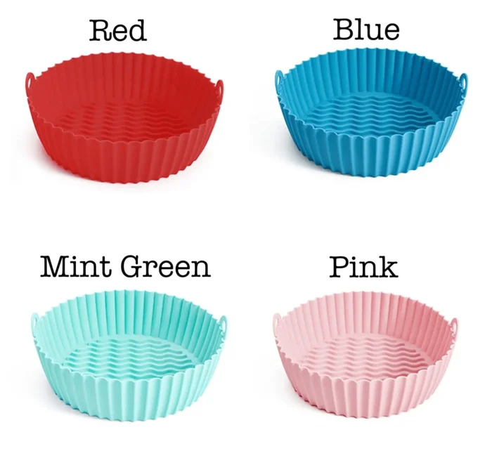 Reusable Silicone Air Fryer Tray - Heat Resistant, Dishwasher Safe, Perfect for 3-5 QT Air Fryers - Image 9