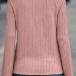 Sawyer Ribbed Round Neck Knit Long Sleeve Top - Cozy & Stylish for Any Occasion