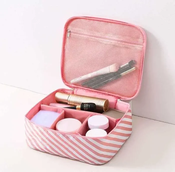 Stylish & Classy Everyday Portable Cosmetic Bag - Travel-Ready Beauty Storage - Image 9