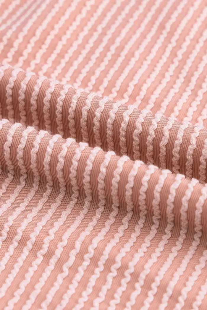 Rachel Block Long Sleeve Ribbed Loose Top - Chic & Effortless Style for Every Occasion - Image 7