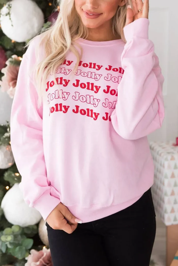 Jolly Pullover Sweatshirt - Cute, Stylish, and Versatile | Perfect for Any Occasion - Image 2