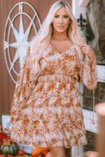 Allison Floral Smocked Waist Dress - Flattering & Stylish for Any Occasion - Image 4