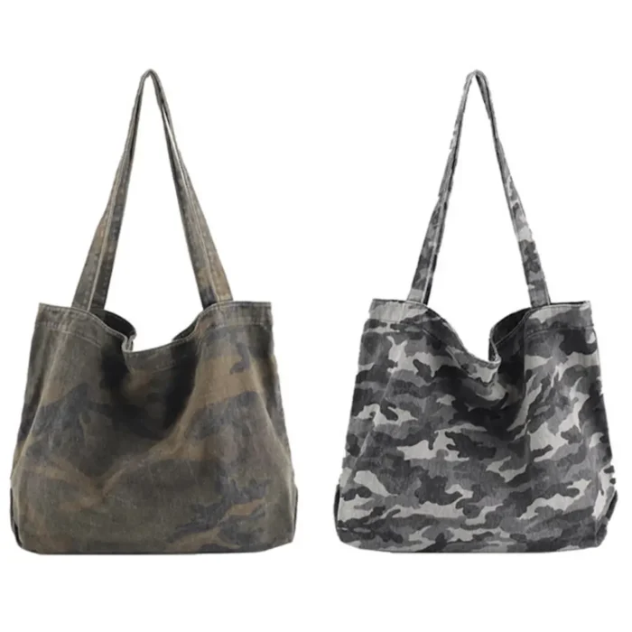 Kristy Canvas Tote - Stylish & Versatile Everyday Camo Bag - Image 3