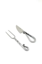 Elegant Designer Stainless Steel Carving Knife & Fork Set - Precision 2-Piece Set for Perfect Carving - Image 3