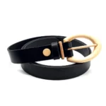 Banff Care 300 - Eco-Friendly, Stylish Wooden Buckle Leather Belt | Premium Quality, Sustainable Design