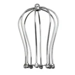 Chrome Metal Balloon Cage Wall Light - Easy Fit Hanging Lampshade - Vintage Industrial Design - Image 4
