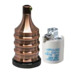 Copper E27 Fitting Vintage Industrial Lamp Light Bulb Holder - Antique Retro Edison Bulb - Image 2