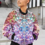 Shop the Ab Chao Female Bomber Jacket - Unique & Stylish Outerwear for Fashion-Forward Women