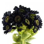 Vibrant Purple Artificial Sunflowers - 3 Heads, 88cm | Perfect for Bouquets & Home Decor - Image 5