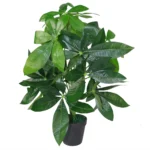 Artificial Foliage Plant Pot - 50cm Lifelike Artificial Money Tree Plants for Home & Office Decor - Image 3
