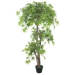 Lifelike Artificial Japanese Maple Tree Pot - 150cm | Realistic Foliage & Stems