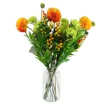 Vibrant Artificial Foliage Orange Berry Spray - 70cm, Perfect for Home Decor & Floral Arrangements - Image 8