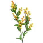 Vibrant Artificial Foliage Orange Berry Spray - 70cm, Perfect for Home Decor & Floral Arrangements - Image 11