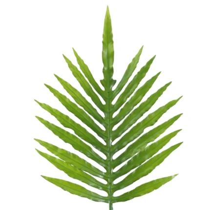 Lifelike Artificial Foliage Green Palm Leaf - 95cm Tall - Perfect for Home & Office Decor