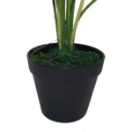 Artificial Foliage Plant Pot - Devils Ivy 60cm | Realistic Indoor Houseplant | Variegated Leaves | Home & Office Decor by Leaf Design UK - Image 2