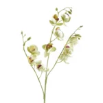 Elegant 80cm Cream Mini Orchid Stem - Perfect Artificial Flowers for Home Decor & Arrangements