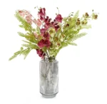 Elegant 80cm Cream Mini Orchid Stem - Perfect Artificial Flowers for Home Decor & Arrangements - Image 5