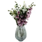 Elegant Artificial White Wild Rose Stem - 80cm, 6 Silk Flowers for Home Decor & Arrangements - Image 3