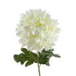 Elegant White Extra Large Reflex Chrysanthemum Artificial Flowers - 75cm | Perfect for Floral Arrangements & Home Decor