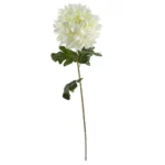 Elegant White Extra Large Reflex Chrysanthemum Artificial Flowers - 75cm | Perfect for Floral Arrangements & Home Decor - Image 3