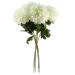 Elegant White Extra Large Reflex Chrysanthemum Artificial Flowers - 75cm | Perfect for Floral Arrangements & Home Decor - Image 6