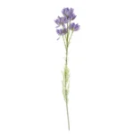 Artificial Purple Starflower Stem - 60cm Silk Flowers for Elegant Arrangements & Decor - Image 4