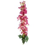 Elegant Artificial Delphinium Flowers - Dark Pink | 75cm Silk Stems for Stunning Home Decor & Floral Arrangements