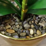 Elegant Artificial Pink Orchid in Silver Pot - 46cm Tall, Realistic Touch | Perfect Home & Office Decor - Image 4
