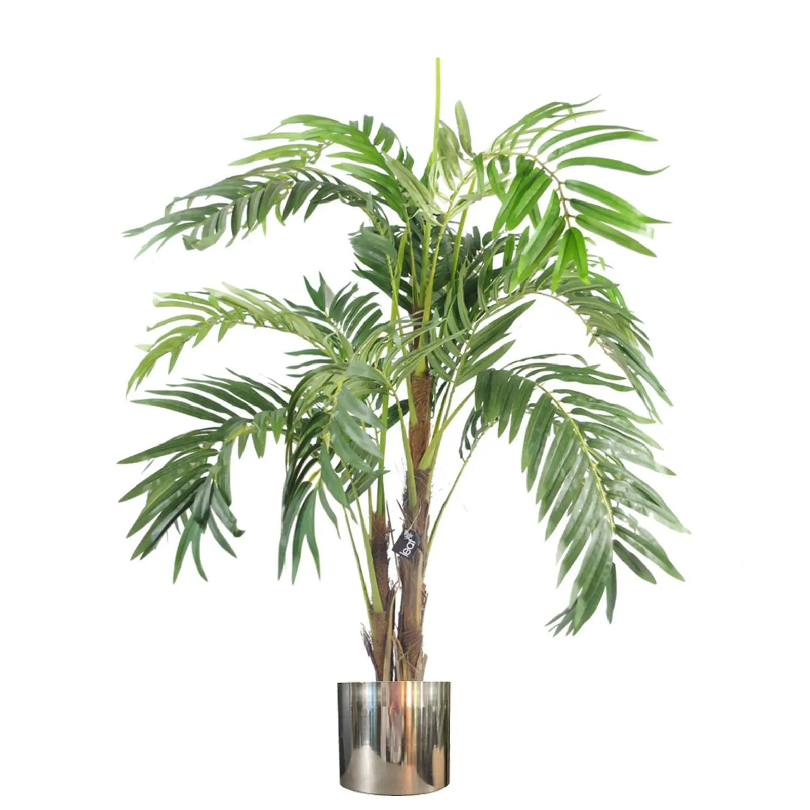 34875583_large.webp Artificial Palm Tree 120cm | Luxury Silver Planter | Realistic & High-Quality Decor - Image 1