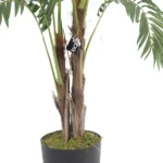 Artificial Palm Tree 120cm | Luxury Silver Planter | Realistic & High-Quality Decor - Image 3