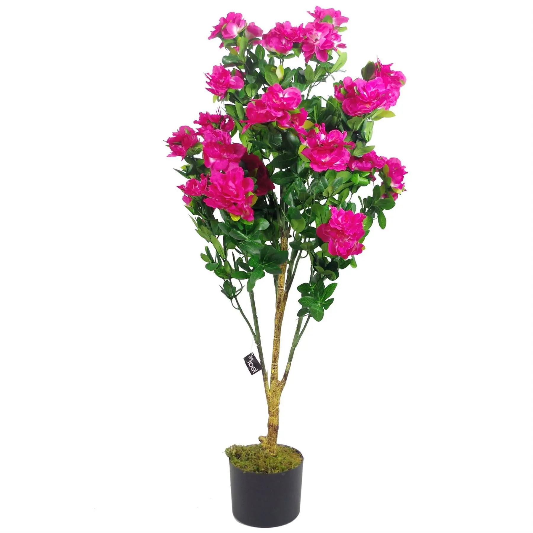 34879822_large.webp Realistic Artificial Flower Plant Tree - 100cm Dark Pink - Perfect for Home & Office Decor - Image 1