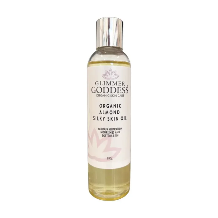 Organic Sweet Almond Silky Skin Oil - 48 Hour Hydration | Nourishing & Hydrating Oil - Image 1