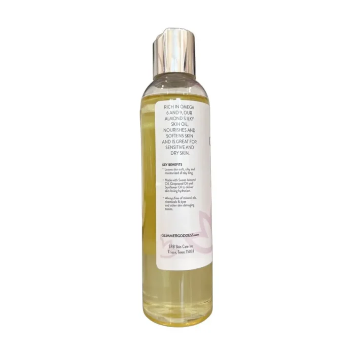 Organic Sweet Almond Silky Skin Oil - 48 Hour Hydration | Nourishing & Hydrating Oil - Image 5