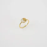 Sun Mother of Pearl Ring - Elegant and Exquisite Handcrafted Jewelry