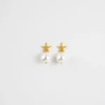 Luxurious Star Fish Pearl Earrings - Elegant and Sophisticated Jewelry