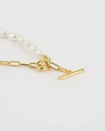 Elegant Link Pearl Bracelet - Timeless Beauty for Every Occasion - Image 3