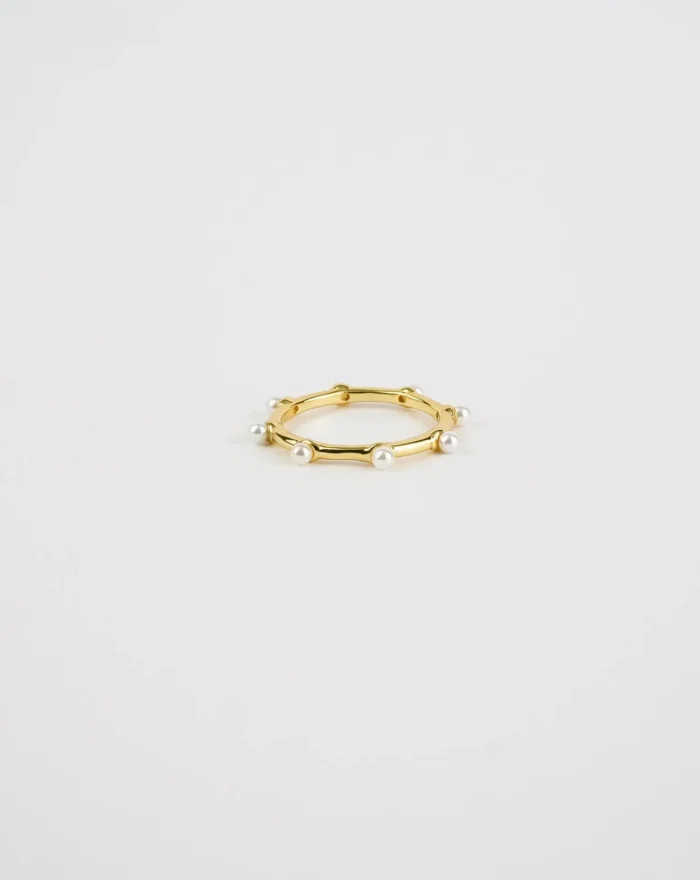 Elegant Dot Pearl Ring - Add Sophistication and Luxury to Your Look - Image 3