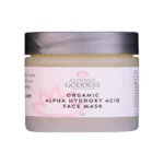 Renewing Organic Face Mask For Glowing Skin with Alpha Hydroxy Acid - Hydrating & Exfoliating