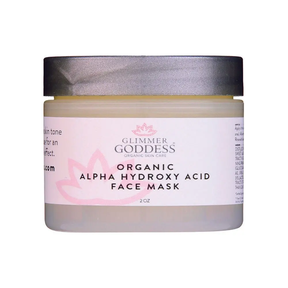 35035439_large.webp Renewing Organic Face Mask For Glowing Skin with Alpha Hydroxy Acid - Hydrating & Exfoliating - Image 1