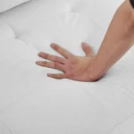 Luxurious Ivory Ottoman for Modular Sectional - High-Density Foam, Durable Teddy Fabric, Perfect for Living Rooms & Offices - Image 5