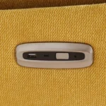 270 Degree Swivel Power Recliner with Bluetooth, Voice Control, USB Ports & Hidden Storage - Yellow - Image 28